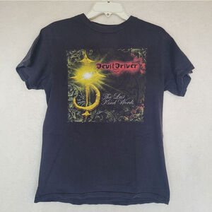 Devil Driver The Last Kind Words Band Concert Men's Cinder Block T-Shirt Small?